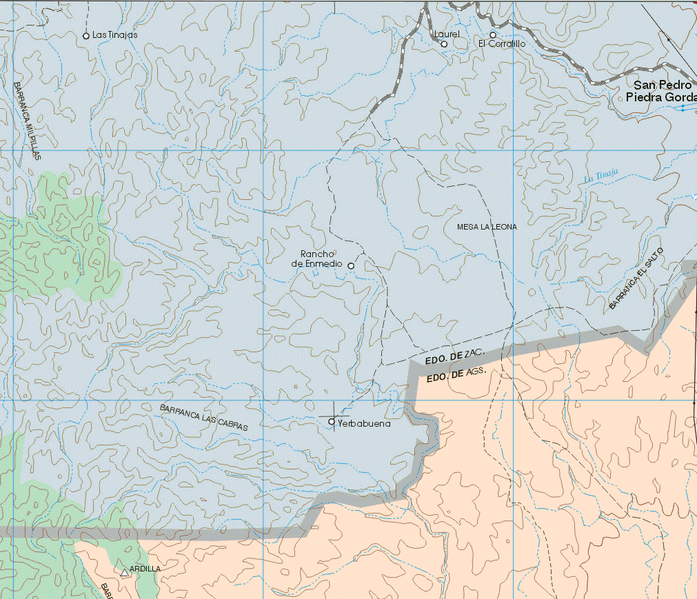 The map also shows the towns (pueblos) of Ardilla.