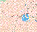 This map shows the major cities (ciudades) of San Antonio de los Rios, San José de Gracia, Paredes.The map also shows the towns (pueblos) of La Boquilla, José Maria Morelos, Boca del Túnel del Potrerillo, Tortugas, El Cepo, La Congoja, Rancho Viejo, el Tecongo, El Jocoque, Potrero de los López, Estancia de San Marcos.