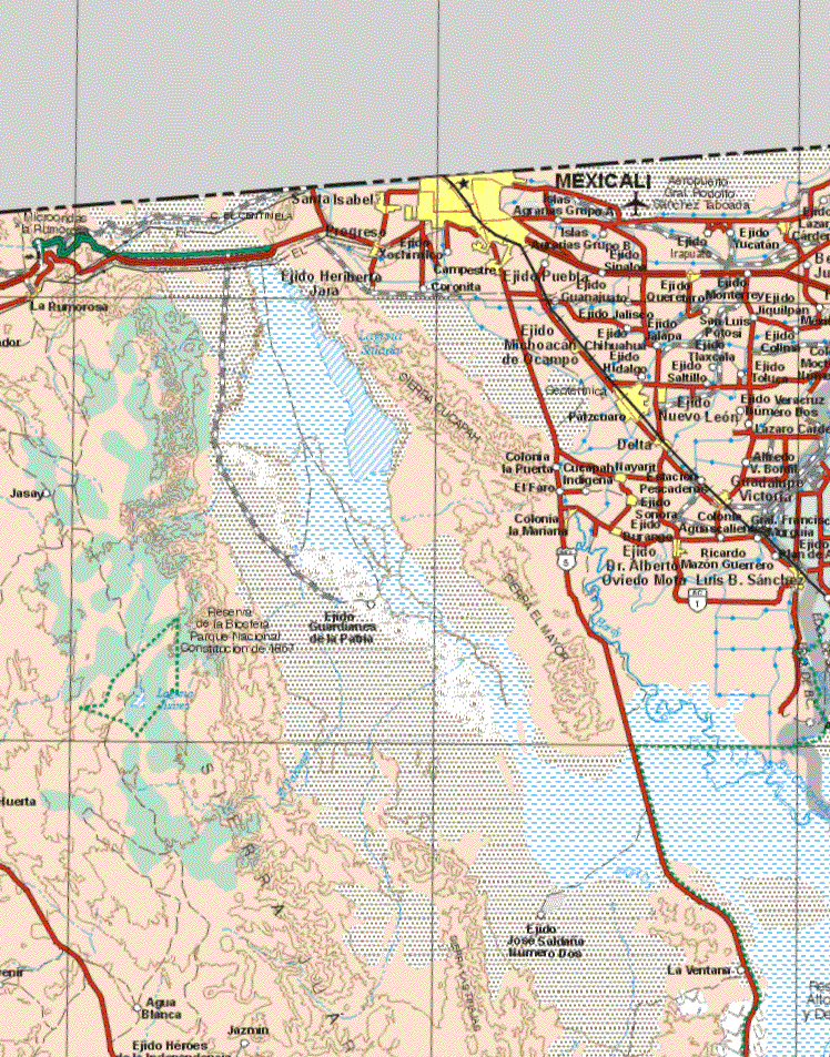 Mexicali Mexico Map