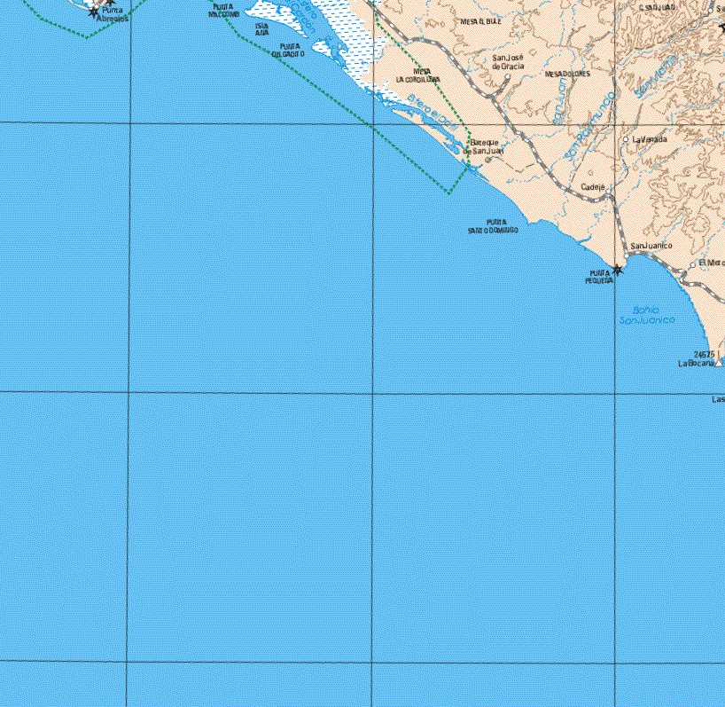 baja california sur mexico map