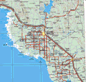 This map shows the major cities (ciudades) of Ciudad Obregon, Navojoa, Huatabampo.