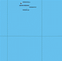 The map also shows the towns (pueblos) of Triangulo oeste, arrecifes triangulos, trianguloa este, triangulo sur
