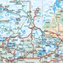This map shows the major cities (ciudades) of Jomita, Emiliano Zapata. The map also shows the towns (pueblos) of Santa Isabel, Palizada, Santa Gertrudis, El Games, Las Piñas, El Limonal, La Etapa, san Jose, Mata Larga, San Hilario, Santa Adelaida.