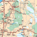 This map shows the major cities (ciudades) of Escarcega, Division del Norte. The map also shows the towns (pueblos) of Villanueva, Santa Clara, Villa de Guadalupe, Kikah, Nayarit Castellot, Campizo, un Seca, San Antonio Yacasay, Minerva, San Pablo Pixtun, Felipe Carrillo Chac Cheko, Yohaltun, Ley Federal Reforma agraria, Barrejo, Aquiles Serdan, Xbacab, Pixoyal, La Flor, Monte Bravo, Cinco de Febrero, Taxchan, San Jose, Graciano Sánchez, Miguel Colorado, Laguna Grande, Benito Juárez N.3, La Chiquita, Matamoros, Jose Lopez Portillo, Adolfo Lopez Mateos, Belen, La Libertad, ejido Miguel de la Madrid, Nuevo Campeche, Justicia Social, Centenario, Silvestre, Altamira de Ziraparo, Pablo Garcia, Costitucion, Las maravillas, Clas Lagua.