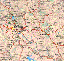 This map shows the major cities (ciudades) of Tuxtla Gutiérrez, Chiapa de Corzo, San Cristóbal de las Casas, El Parral, Las Rosas.The map also shows the towns (pueblos) of Solistahuacan, Huitlupan, Jardín Candelaria, Yajalon, Maravillas, Simojovel de Allende, Maravillas, Aurora, Tzajala, Aurora Grande, Chilon, Carrido Carnaval, Jitotol, Ejido Calido, Aurora Esquiputas, Tacuba Nueva, Luis Espinosa, Alvaro Obregón, El Bosque, Chavajebal, Golonchan Viejo, Bachajon, Bochil, San pedro Nixtalocun, Sitala, Venustiano Carranza, Chavo, Chanalho, Pantelno, Guaquitepec, Chalchihuitan, Francisco Sarabia, Osumacinta, Chalchihuitan, Mequeja, San Juan Cancuc, Tenango, Aldama, Soyalo, Talonguita, Larrainzar, Mitontic, Triunfo Agrarista, El palmar, Cacate, Macuito, Yaltem, Tenejapa, Yoshib, Torbija, El Corralito, Ixtapa, Chamula, Nichnantic, Huixtan, Oxchuc, Mexbija, Zinacantan, San Nicolás Buenavista, Naven Chauc, Paste, El Grijalva, Vente de Noviembre, El Cura, Tzepitja, Paste, Carrillo Puerto, El Niz, Hiapa, salvador Urbina, Yalcuc, Carmen Yalchuch, Chanal, San Lucas, Siberia, América Libre, Galecio Narcia, El Otate, Nicolás Bravo, Julián Grajales, Manuel Velasco Suárez, Jericó, Acala, Veinte de Noviembre, Unión Buenavista, Belisario Domínguez, Laguna Mora, Colonia Flores Magon, Rivera de Chalchi, Chiapilla, Totolapa, Ponciano Arraiga Vicente Guerrero, Nuevo León, Nicolás Ruiz, Venustiano Carranza, Teopisca, Amatenango del Valle, Soyatitan, La Floresta, Siberia, Matiton, Zaragoza la Montaña, San Francisco las Palmas.