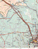 The map also shows the towns (pueblos) of Cerros Blancos, División del Norte, Santo Niño, Ejido Laguna de la Palomas, Jesús Maria, San José de los Barrancos, Escalón, El Socorro, Jesús Maria, El Tepetate.