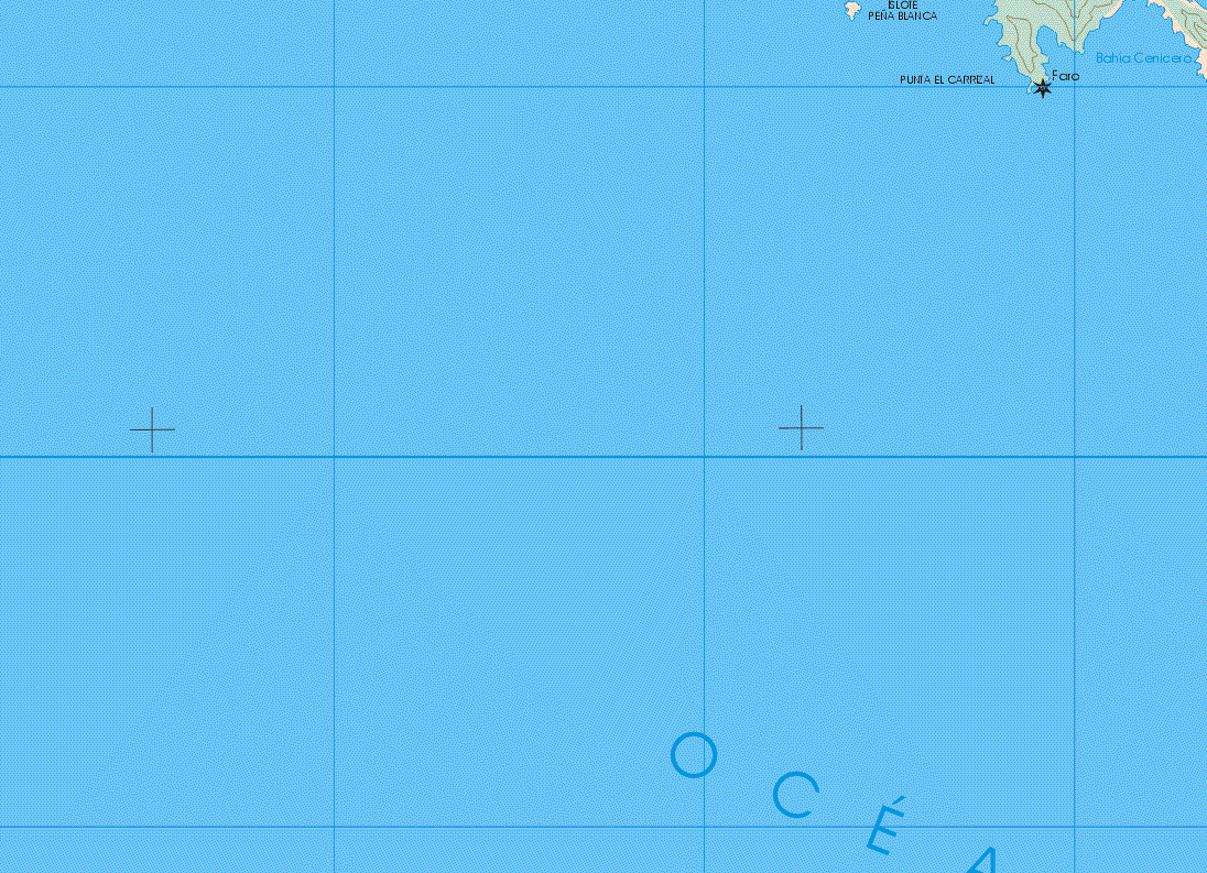 This map shows the Pacific Ocean