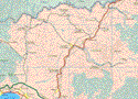 This map shows the major cities (ciudades) of Camotlan de Miraflores, Santiago, Salagua, Jalapa.The map also shows the towns (pueblos) of Paticajo, Manuel Avila Camacho, Los Cedros, El Hutzcolote, El Caminchin, El Arrayanal, Veladero de los Otates, Ciruelito de la Marina, La Huiscolotila, Aserradero de la Lima, Tepehuajes, Chondiablo, La Rosa, Veladero de Camotlan, Punto de Agua de Camotlan, Rancho Nuevo, Francisco Villa.
