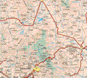 This map shows the major cities (ciudades) of El Aposento, Río Laja, Dolores Hidalgo, Guanajuato.The map also shows the towns (pueblos) of Cabras de Guadalupe, El Dorado, El Pinel, Carreño, El Cubo, El Salitre, San Ramón, El Granado, El Saucillo, Salto de Ahogado, Tres Encinos, Maguey, Cateras, El Aposento, Carreño, El Cubo, Estancia del Cubo, Cabras, Jaralillo, Buenavista del Cubo, La Virgen, Príncipes, Rancho Nuevo del Campo, San José del Tanque, la Barranca, Santo Domingo, San Pedro, El Alto, Presa de Monjas, Jesús Maria, Cieneguita, Los Altos de Ibarra, Palo Colorado, Fuentes, Los Arrastres, Cañada de Chávez, La Labor, El Carmen, Monjoneras, La Frontera, Los Martínez, San Juan de Llanos, Peñuelas, El Estaño, Jenco de Trancas, Soledad Nueva, La Moncada, Morrillos, Los Arrieros, Peña Prieta, La Deseadilla, Estancia de Zamampa, El Tecolote, Trancas, Palmitas, Los Arcos, Canelas, Nuevo Valle de Moreno, Santiaguito, La Presa, El Refugio de Trancas, Venadito, El Gallinero, Cueva del Cedro, El Tablón, Los Quiotes, Los Hernández, Vaquería, La Angostura, Mesa de Hernández, Mangas de la Estancia, El Terrero, El Varal, Picones, El Capulín, El Terrero, El Chocolate, El Llanito, Mesa Cuata, Calvillo, Charco, Comanjilla, Baños de Aguacaliente, Chichimequilla, Mezquite Sotelo, Coecillo, Arperos, El Paxtle, El Jitomatal, Tuna Manga, El Cubilete, Cimento, La Palma, La Luz, Santa Teresa, Agua Colorada, Llanitos de Santa Ana, Monte de San Nicolás, Llanos de la Fragua, Santa Rosa de Lima, Monte de San Nicolás, La Peregrina, Villalpando, El Cubo, El Cedro, Rosa de Canastilla, Los López de Arriba, Las Lozas, San Marcos, Xoconate del Remáchalo, San José de la Palma, El Sisote, Cieneguita, Santa Bárbara, El Potrero, Don Pedro, El Saucillo, Don Pedro.