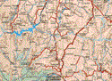 This map shows the major cities (ciudades) of Coacoyula de Alvarez, Huitziltepec, Apango, Chilpancingo de los Bravos.The map also shows the towns (pueblos) of Cocula, Alvaro Obregón, Tlanipatlan, Oxtotitlan, Apetlanca, Apipilulco, Santa Teresa, Santa Cruz, Lagunillas, Cacalunanche, Paso Morelos, Tizentlan, Mayamalan, Apaxtla, de Castrejon, Cuetzala del Progreso, Tecuecotitlan, Saban Grande, Xechitepec, Colonia Olea, Tonalapa del Sur, Tetelilla, Tequincuilco, Atenango del Río, Tonalap del Sur, Tlaxala, Maxela, Tuliman, Cacalotepec, Zacapostepec, Nueve Balsas, Texocotla, Xalitla, Los Amates, San Marcos, Acatlan del Río, Azcata, Ameyaltepec, San Agustín Oapan, San Marcos, Acatlan del Río, Mezcala, San Francisco Ozomatlan, Mazapa, Mexcala, San Juan Tetelzingo, Amatitlan, San Juan las Joyas, Ohichiltepec, Zompaotle, Tlacotepec, Xochipala, Axaxaciralco, Tlalcilac, San Juan de las Joyas, Chichiltepec, Contepec del Ocote, El Mirabal, Puerto Nicolás Bravo, Corral de Piedra, Yextla, Izotepec, Chichihualco, Las Joyitas, El Platanar, Zumpango del Río, Atliaca, Tixtla de Guerrero, Zotoltitlan, Zitlala, Acatlan, Tepehuixco, Santa Cruz, Chilapa de Alvarez, santa Catarina.