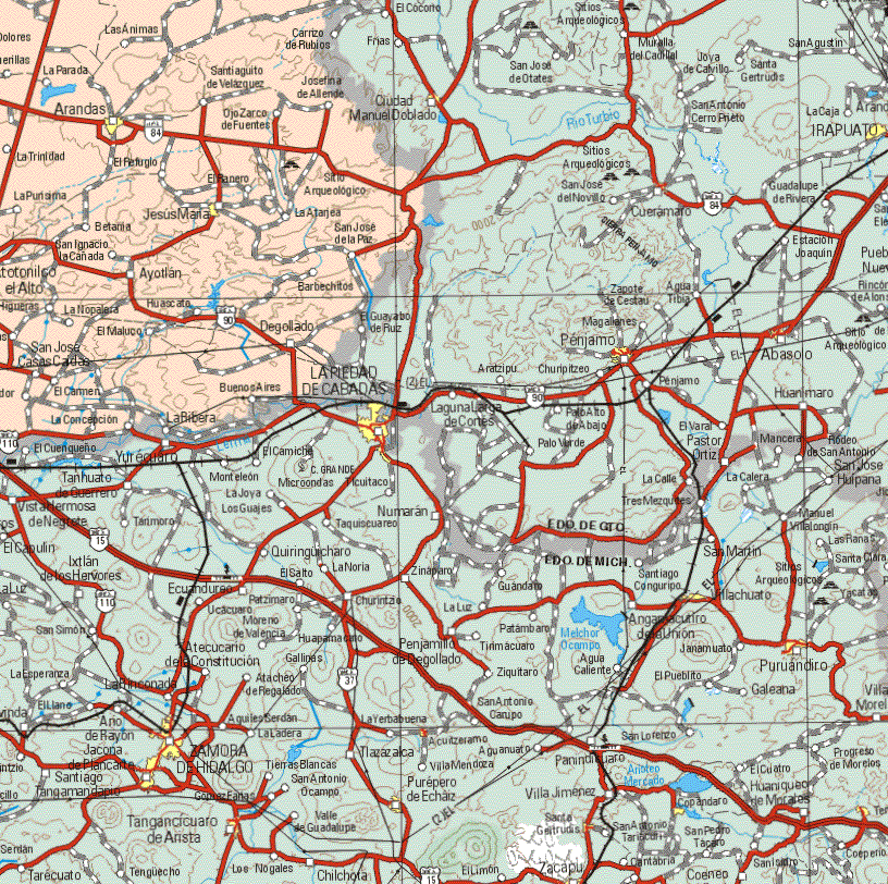 Jalisco mexico map [12] - map of jalisco mexico [12] - mapa de jalisco [12]