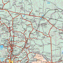 The map also shows the towns (pueblos) of Encinillas, Salitrillo de Chinampas, Matancillas.