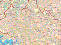 This map shows the major cities (ciudades) of Doctor Miguel Silva Macias, Pederrales, Puruapan, Cahulote de Santa Ana, Nocupetaro de Morelos, Tavesa, La Huacana, Poturo, Churumuco de Morelos, Gurumuco de Morelos.The map also shows the towns (pueblos) of Los Negros, Nuevo Urecho, Los Tumines, La barra, El Encanto, La Tinaja, El Puente Alto, La Loma, Chipicuaro, Las Parodas, Platanar, Vistabella, las Parotas, Cebadilla, Paso Real, La Laja, La Angostura, Las Trojas, Lirapa, Cieneguitas del Huerto, Pinal Grande, El Salitre, El Llano, El Potrero, Los Amoles, Cuarayo, Mortero, El Capote, Rincón el Junco, Buenavista del Sur, El Moral, San José, Rancho Viejo, Taricalo, Melchor Ocampo, Las Pilas, Caracuaro de Morelos, El Cuitzillo, El Vallecito, Rincón de Apunquio, Puerto del Chocolata, Chiquito el Grande, Las Puentes, La Playa de Guadalupe, El Cangrejo, La Zauda, Guayabo Colorado, El Puerto, El Limón, Puerta de la Playa, Kino, La Cofradía, Cañada de los Limones, Mata de Platano, El Aguacate, Zicuapo, Los Curridales, El Paso Real, Santa Fe, La Pedregosa, Méndez Viejo, Zarate, San Rafael, El Pinzanito, El Zapote, Cayaco, El Estradito, El Ranchito, Méndez Nuevo, Catzama, Los Ranchos, Omicuaro, Fincas de Inguantan, San Francisco, El Capiro, La Carreta, Rincón, Arambo, Panzacola, Los Currindales, Ceibas del Uruetaro, La Palmita de Cayaco, La Palmita de Cayaco, Los guajes, El Reparo, Las Anonas, Las Nueces, Santa Rosa, Melchor Ocampo, El Salitre, las Nueces, Santa Cruz de Morelos, El Tural, Las Pilas, El Cuajilota, Rincón de León, Cañada, de Guaricho, La Presa, Las Pilas, Santa Marita, Rancho Viejo, Las Higueras, La Parola, El Platanar, La Parota, Bazlan del Cobre, El Platano, El Lindero, La Candelaria, Las Truchas, Altijo, Ahuijote, Atito, El Chacuaco, Tecario, Santa Rita, Carupio, San José, Las Pilas, EL Salitrillo, Santa Elena, Loma de Guayacán, San Martín de la Luz, El Pitral, San Martín, San Antonio, Atzimbaro, La Fagua, El Espíritu, La Mesa de Tolotlan, La Caña, El Guajolote, El Rodeo, Montecitos, Iramulco, El Piacho, Cuitzian, Rincón de las Truchas, La Quetzeria, El Zancudo, Las Barmejas.