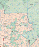 This map shows the major cities (ciudades) of Huajicori, Acaponeta.The map also shows the towns (pueblos) of Valontita, El Colomo, Barbacoa, Coscomaltita, San Andrés Milpillas, Tamazola, La Escondida, Mesa de los Ricos, Tamazole, Mineral de Cucharas, Tachichilpa, Llano Grande, Guamuchilar, Viscuaxtla, Providencia, Quiviquinta, El Tepeguaje Uno, Santa Maria de Picachos, Agua Caliente, El Limón, El Lunarcito, El Riyito, Pachecos, La Mesa del Puyeque, Mazatan, La Guasima, El Carrizal, La Estancia, La Silla, La Maquinita, La Lagunita, El Capulín, San Diego el Naranjo, El Recodo, Señorita.