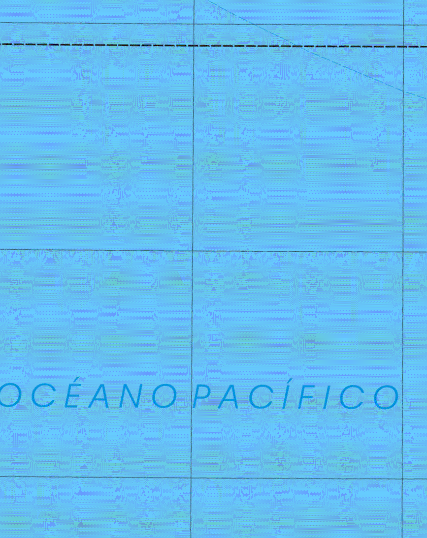 This map shows the Oceano Pacifico.