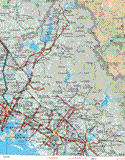 The map also shows the towns (pueblos) of La Guachara, El Salate, Batopitas, Tubares, San Miguel, San Pantaleón, Morelos, Potrero de los Bojorquez, Aserradero las Palomas, Agua Caliente de Peña.