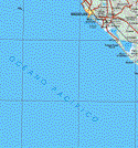 This map shows the major cities (ciudades) of Mazatlan