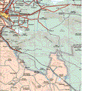 This map shows the major cities (ciudades) of Gómez Palacio.The map also shows the towns (pueblos) of El Compas, La Popular, El Vergel, Villa Nazareno, San José de Zaragoza, Zaragoza, Cerrito Colorado, Oriente Aguanasal, Huarichic, El Paso, Anton Martín, José Isabel Robles, Diez de Abril, El Naranjo, Colo. Ricardo Flores Magon, Gral. Simón Bolívar, San Vicente de Melones, Benito Juárez, San Juan de Guadalupe, El Santo Niño, Acacio, Estacion Simón, Guadalupito, San Isidro, El Zorrillo.