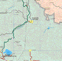 The map also shows the towns (pueblos) of La Tigra.