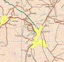 This map shows the major cities (ciudades) of Los Arcos, Cuautla.The map also shows the towns (pueblos) of Ignacio Bastida, Texcalpan, Oacaico, José Ortiz, Itzamatitlan, Oaxtepec, Cocoyoc, Campo Chiquito, Peña Flores, Tetelcingo, Pazulco, Yacapixtla, Tlacomulco, Colonia Cuauhtemoc, Calderón, Casasano, Eusebio Jáuregui, Ex Hacienda el Hospital, Puxtla, Nopalera, Huesca, Anenecuilco, Ciudad Ayala, Tlayecao.