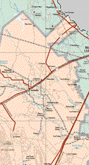 This map shows the major cities (ciudades) of Anahuac, Lampazos de Naranjo.The map also shows the towns (pueblos) of San José, El Perico, El Puerto, Regentes Numero Catorce, El Perico, El Puerto, Camarón, Huisachito, La Azufrosa, Santa Elena, La Ganadera, Santa Gertrudis, Nuevo Camarón, Nuevo Anahuac, Camarón, Santa Maria, La Iguana, Ramas, Las Peñas, San Pedro de la Piedra, Vallecillo.