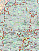 The map also shows the towns (pueblos) of Tilapa, Atehuetzin, Plátano Zapan.