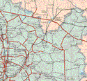 This map shows the major cities (ciudades) of Salitrillo, Salinas de Hidalgo.The map also shows the towns (pueblos) of Villa de Ramos, Zacaton, San Pablo, Zaragoza, Palma Pegada, Punteros, Reforma, Azogueros.