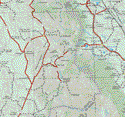 This map shows the major cities (ciudades) of La Acension.