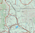 This map shows the major cities (ciudades) of Xicotencal, Gonzalez.