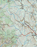 This map shows the major cities (ciudades) of Santiago Papiascaro.