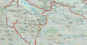 This map shows the major cities (ciudades) of El Limar, Petalcingo, Yajalon, San Jeronimo Tulija.