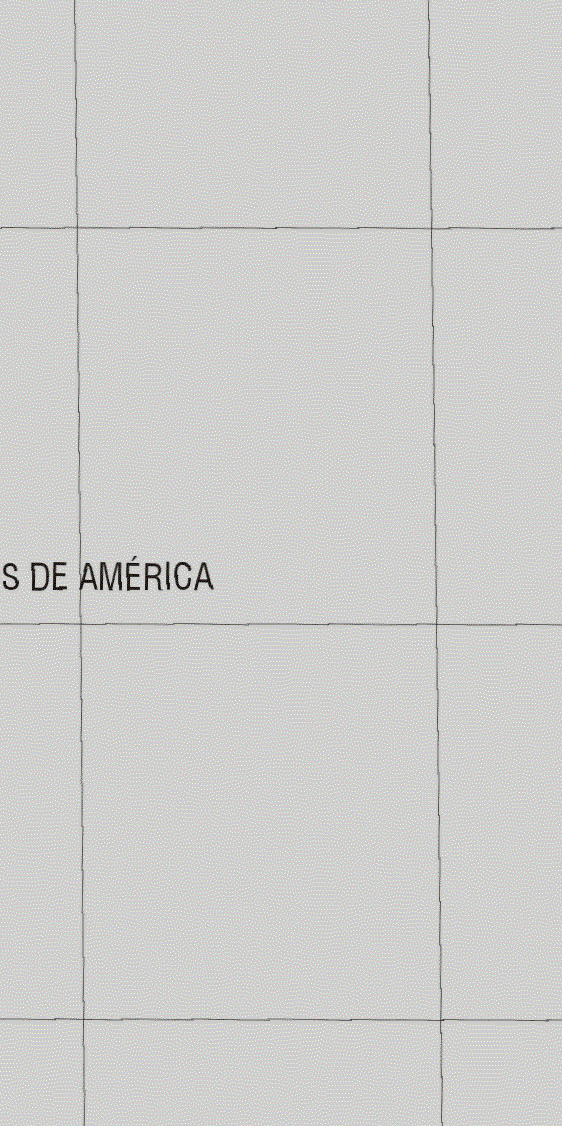 This map shows the Estados Unidos de America.