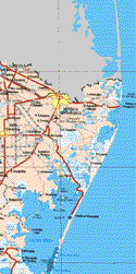 This map shows the major cities (ciudades) of Soliseno, Control, Heroica Matamoros, Anahuac, Valle Hermoso.The map also shows the towns (pueblos) of Ramírez, El Ebanito, Presidente Cárdenas, Juanillo, Empalme, Santa Adelaida, La Bartolina, El ranchito y Refugio, Primer Pesquero, El Galaneño, El Pereño, Las Blancas, las Yesquitas, Paso del Agua, La Noria, Francisco I. Madero, El Lucero, El Salado, La Noria, Francisco I. Madero, El Moquetito, La Boladeña, Las Flores, Los Ebanos, Buenavista, Chaparral, La Media Luna, Puerto el Mezquital, El Mezquite, El Barrancon del Tio Blas.