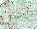 This map shows the major cities (ciudades) of Hopelchen