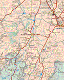 This map shows the major cities (ciudades) of Ermita de los Correas, Víctor Rosales, Morelos, Benito Juárez, Zacatecas, Jerez de García Salinas, Malpaso, Ermita de Guadalupe, Colonia Felipe Angeles, Buenavista, Maria de la Torre, Villanueva, Laguna del Carretero, El Jaguey, Tayahua.The map also shows the towns (pueblos) of Ramos, Guadalupe de Trujillo, Gral. Félix, U. Gómez, Hidalgo, Ramón López Velarde, Labor de Santa Bárbara, Gral. Enrique Estrada, Llano Blanco del Norte, Santa Rosa, Río Frío, Pozo de Gamboa, Hierbabuena, Palmas Altas, Sauz de los Garcías de Arriba, Noria de los Gringos, Xoconostle, Francisco I. Madero, Angel Hacienda Nueva, La Escondida, Cieneguilla, Santa Rita, El Durazno, El Cargadero, El Centro, González Ortega, Las Adjuntas del Refugio, El Fuerte, Tetillas, Susticacan, La Gavia, Juanchorrey, Boca de Rivera, La Tinaja, San Francisco Viboritas, Los Aparicio, Tepetongo, El Tigre, Viboras, San Antonio, La Quemada, Capulín de los Salinas, San José de los Márquez, San Antonio Tarasco, El Salto, El Cuidado, San Antonio de la Huertas, La Encarnación, Junta de los Ríos, El Salitre, Uncidero, San Antonio.