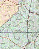 The map also shows the towns (pueblos) of Salto de San Juan, Paso de San Juan, Tanques de Guadalupe.